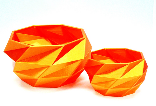 3D Printed Bowl Set - Small & Large Duo